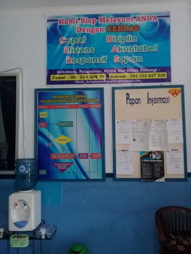 FOTO ALUR PELAYANAN KECAMATAN MANGUHARJO